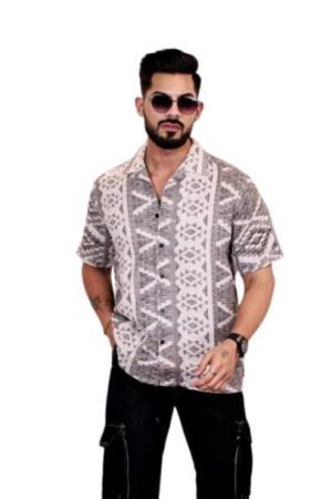 ANONMZ Modern ANG- Style Shirt Causal Shirt for Mens