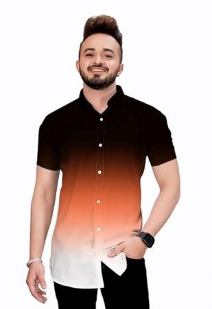 COLORWINGS Mens Casual Printed Shirt