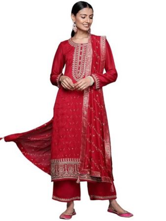 Libas Womens Silk Blend Kurta Sets