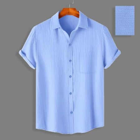 Pinkmint Mens Solid Classic Fit Shirt