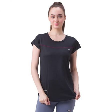 berge Ladies Polyester Dry Fit Western Shirts Tshirts for Women, Quick Drying Breathable Fabric, Gym Wear Tees Workout Tops