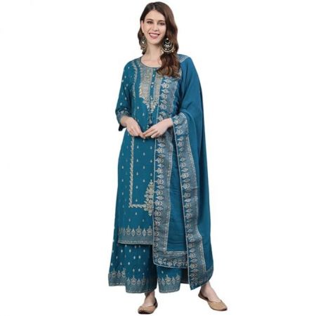 ishin Women Cotton Salwar Suit Set